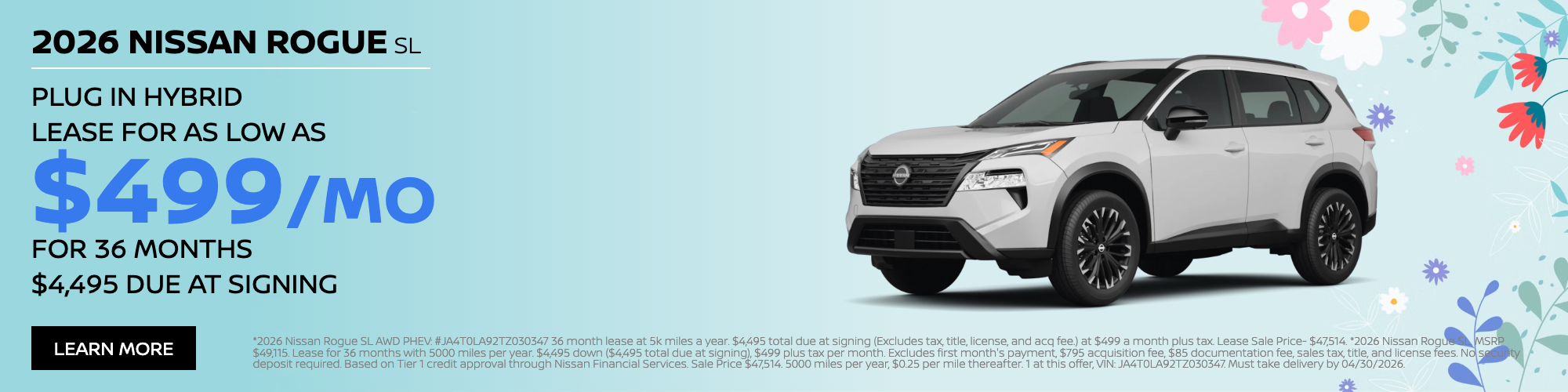 2026 Nissan Rogue SL AWD PHEV