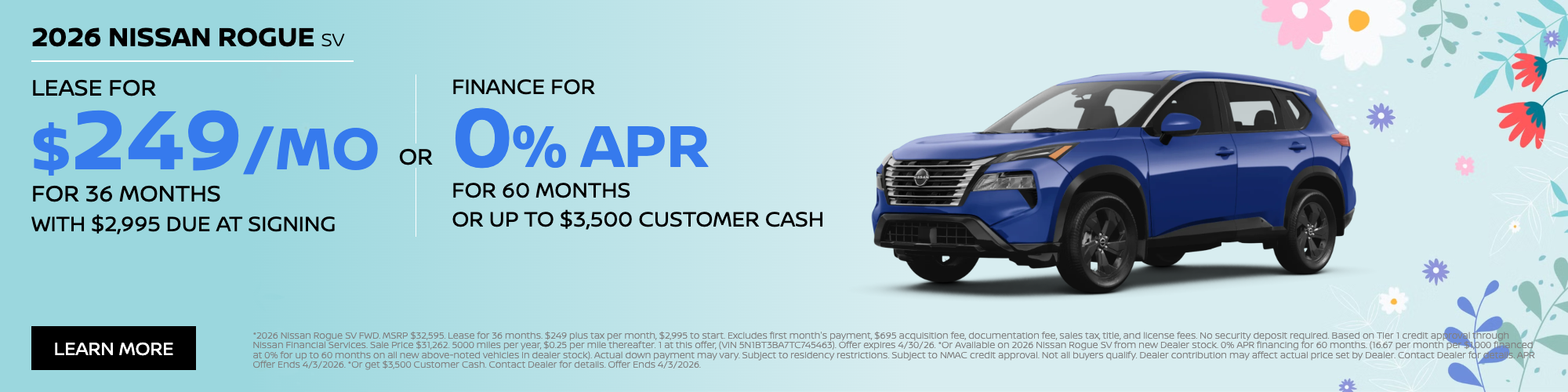 2026 Nissan Rogue SV FWD