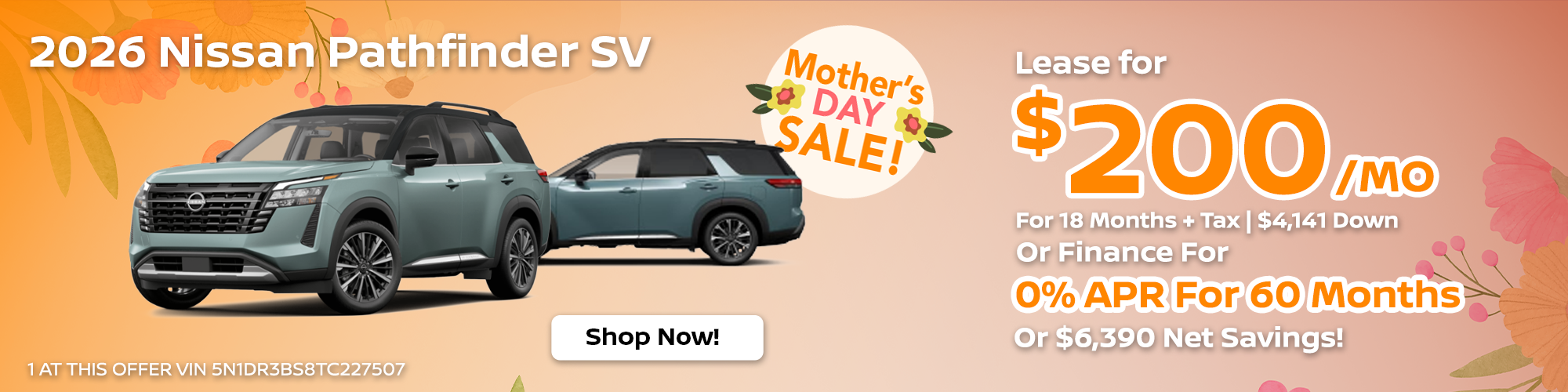 2026 Nissan Pathfinder SV