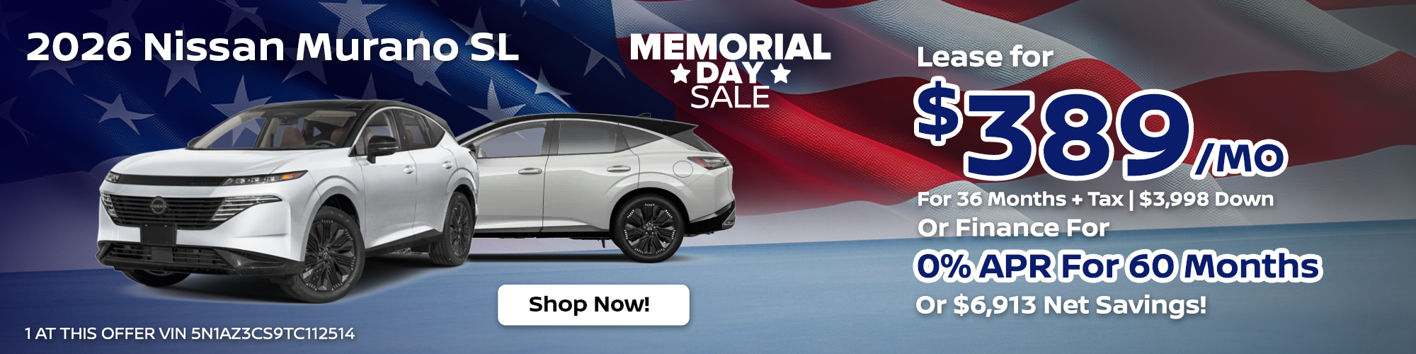 2026 Nissan Murano SL